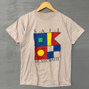 Vintage Sail‎ St. Michael’s 80s Art Tee Shirt Medium
